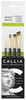 Willow Wolfe Callia Artist Mixed Media Try-It Brush Set-Spotter, Filbert, Chisel, Angle - 1200SET6 - 628215001058