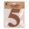 6 Pack Little Birdie MDF Number 4" 1/Pkg-5 CR88143 - 8903236705959