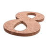 6 Pack Little Birdie MDF Number 4" 1/Pkg-8 CR88146