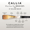 Willow Wolfe Callia Artist Liner Brush-0 1200L0