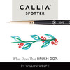 Willow Wolfe Callia Artist Spotter Brush-5/0 - 1200SP50