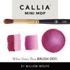 Willow Wolfe Callia Artist Mini Mop Brush-1/4" - 1200MM14