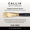 Willow Wolfe Callia Artist Peak Drybrush Brush-2 1200PD2
