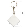 6 Pack - Little Birdie Customizable Canvas Keychain MDF 6/Pkg-1.5"X1.5" - CR91082