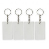 6 Pack Little Birdie Customizable Canvas Keychain MDF 4/Pkg-1.5"X3" CR91083