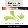 Willow Wolfe Callia Artist Flat Shader Brush-6 - 1200FS6