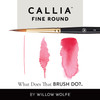 Willow Wolfe Callia Artist Fine Round Brush-4 1200FR4