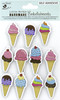 Little Birdie 3D Embellishment 11/Pkg-Ice Cream Treat - CR83679 - 8903236659726