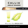 Willow Wolfe Callia Artist Angle Shader Brush-5/8" - 1200AS58