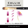 Willow Wolfe Callia Artist Chisel Blender Brush-0 - 1200CB0