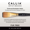 Willow Wolfe Callia Artist Angle Shader Brush-1/8" 1200AS18