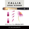 Willow Wolfe Callia Artist Chisel Blender Brush-4 1200CB4