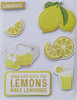 Little Birdie 3D Embellishment 7/Pkg-Lemon And Lemonade - CR83605