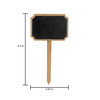Little Birdie Mini Chalkboard Tabletop Sign 2/Pkg-Ornate Rectangle - CLKBRDTB-89195