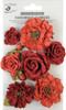 Little Birdie Lolita Paper Flowers 7/Pkg-Scarlet Blend - LOLITA-86578 - 8903236689709 Little Birdie Lolita Paper Flowers 7/Pkg-Scarlet Blend - LOLITA-86578 - 8903236689709