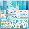 Little Birdie Cardstock Pack 6"X6" 24/Pkg-Songs of the Sea CR84005 - 8903236662993
