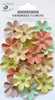 Little Birdie Zoey Washed Paper Flowers 18/Pkg-Woodland Stories - ZOEY-79777 - 8903236618884