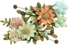 Little Birdie Fairy Rosa Paper Flowers 2/Pkg-Woodland Stories - FAIRYROS-79432