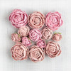 Little Birdie English Roses 13/Pkg-Pearl Pink ENGLISHR-69518