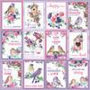 Little Birdie Cardstock Pack 12"X12" 12/Pkg-Birds And Berries CR83886