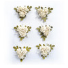 Little Birdie Francisca Paper Flowers 6/Pkg-Shabby Chic - FRANCISC-82812 Little Birdie Francisca Paper Flowers 6/Pkg-Shabby Chic - FRANCISC-82812