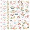Little Birdie Cardstock Pack 12"X12" 12/Pkg-Celebrate Life - CR83887 Little Birdie Cardstock Pack 12"X12" 12/Pkg-Celebrate Life - CR83887
