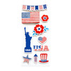 Little Birdie Independence Day Celebration Sticker 10/Pkg-Celebration CR79792