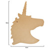 Little Birdie MDF Base Unicorn Head 10"X13"-Unicorn Head - CR86419