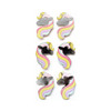Little Birdie 3D Sticker Embellishment 6/Pkg-Unicorn Glitz CR79790
