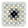 3 Pack - Red Heart All in One Granny Square-Soft White - Shadow - E310GS-2017
