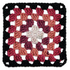 Red Heart All in One Granny Square-Black - Carnation Code - E310GS-2020