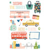 Simple Stories Sticker Book 12/Sheets-Pack Your Bags PYB22122