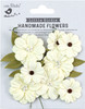 2 Pack Little Birdie Fiorella Paper Flowers 12/Pkg-Moon Light FIORELLA-91308 - 8903236737615