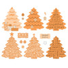 Tonic Studios Die & Stamp Set-Happy Holidays Christmas Tree 5353E