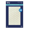 Spellbinders 3D Embossing Folder By Simon Hurley-Woven, Spring Sampler E3D080 - 810146541783