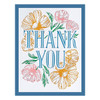 Spellbinders BetterPress Press Plates-Thank You Blooms Registration BPR001