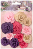 2 Pack - Studio Light Paper Flowers 12/Pkg-Nr. 11, Victorian Dreams - VDFLOW11 - 8713943149454