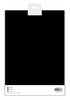 3 Pack - Studio Light Consumables Cardstock 8.25"X11.7" 10/Pkg-Nr. 41, Black - SLCOPS41