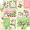 15 Pack Grow With Love Double-Sided Cardstock 12"X12"-Friends And Flowers G45GL12-02814 - 810070165512