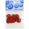 6 Pack Dress It Up Embellishments-Ladybugs DIUBTN-1134 - 787117300185