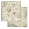 3 Pack - Stamperia Backgrounds Double-Sided Paper Pad 8"X8" 10/Pkg-Voyages Fantastiques, 10 Designs, 1 Each - SBBS97