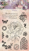 Studio Light Jenine's Mindful Art Clear Stamp-Nr. 610, Timeless Peony - STAMP610 - 8713943149287