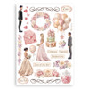 Stamperia A5 Washi Pad 8/Pkg-Romance Forever - SBW02