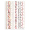 Stamperia A5 Washi Pad 8/Pkg-Romance Forever - SBW02