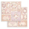 Stamperia Double-Sided Paper Pad 8"X8" 10/Pkg-Romance Forever, 10 Designs/1 Each - SBBS96