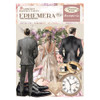 Stamperia Cardstock Ephemera Adhesive Paper Cut Outs-Romance Forever Ceremony Edition - DFLCT37 - 5993110032168