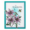 Spellbinders Etched Dies By Simon Hurley-Beautiful Blooms S7243