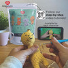 Red Heart Amigurumi Crochet Kit Collection - Safari-Giraffe, Lion, Tiger & Elephant - RHPPCK1 Red Heart Amigurumi Crochet Kit Collection - Safari-Giraffe, Lion, Tiger & Elephant - RHPPCK1