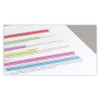 Lee Products Removable Highlighter Tape .5"X393" 6/Pkg-Assorted Colors 13188