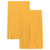 Realeather(R) Crafts Deerskin Fringe 2"X3" 2/Pkg-Gold - SF0203-0400